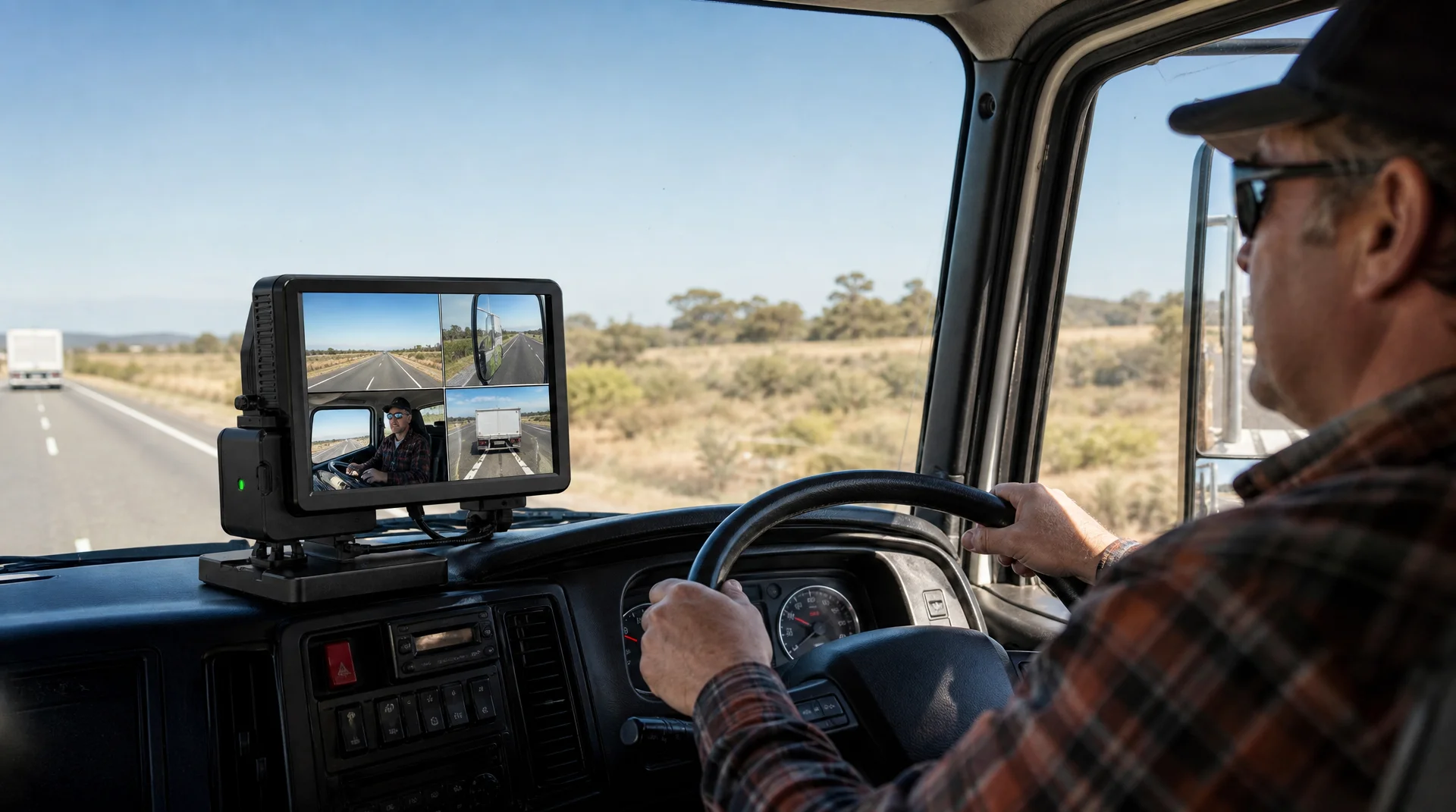 Mobile digital video recorder system with multi-channel camera recording for fleet vehicles and heavy transport