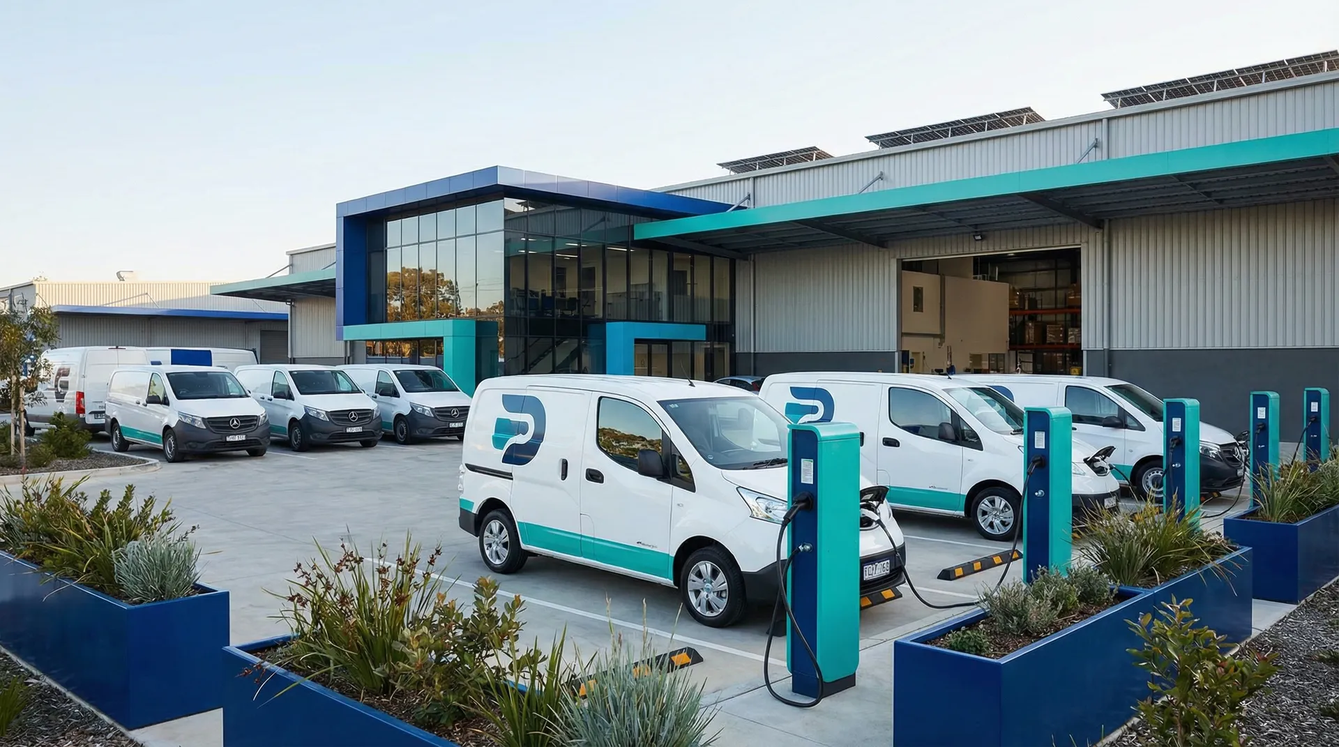 Electric vehicle fleet management Australia - EV fleet monitoring, battery levels, charge status tracking, and energy consumption analytics