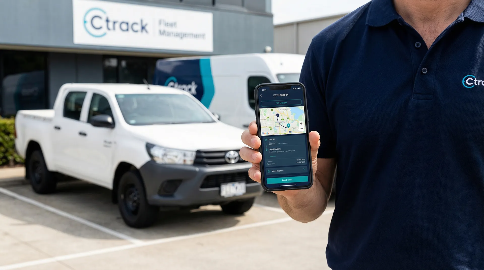 Digital FBT logbook solution for fleet vehicles with automated trip recording and fringe benefit tax compliance