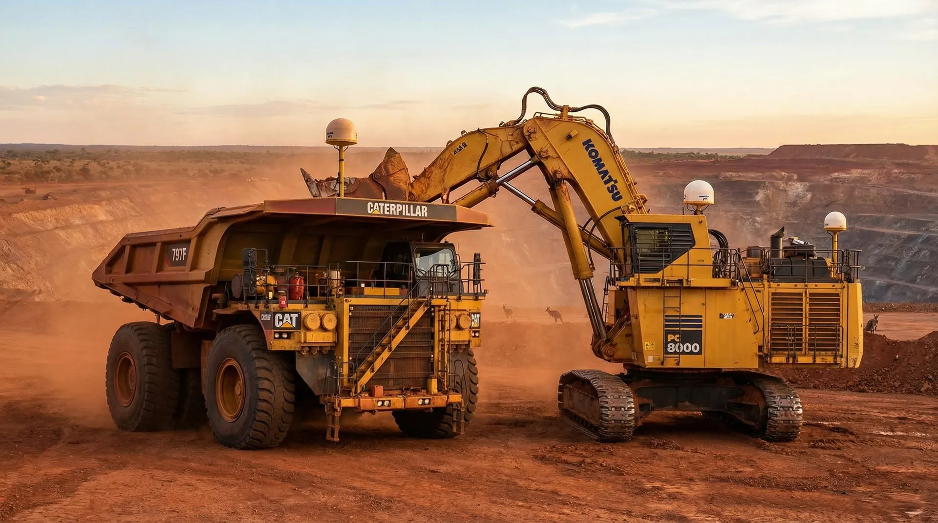 GPS tracking for heavy equipment including excavators, loaders, and earthmoving machinery on construction sites