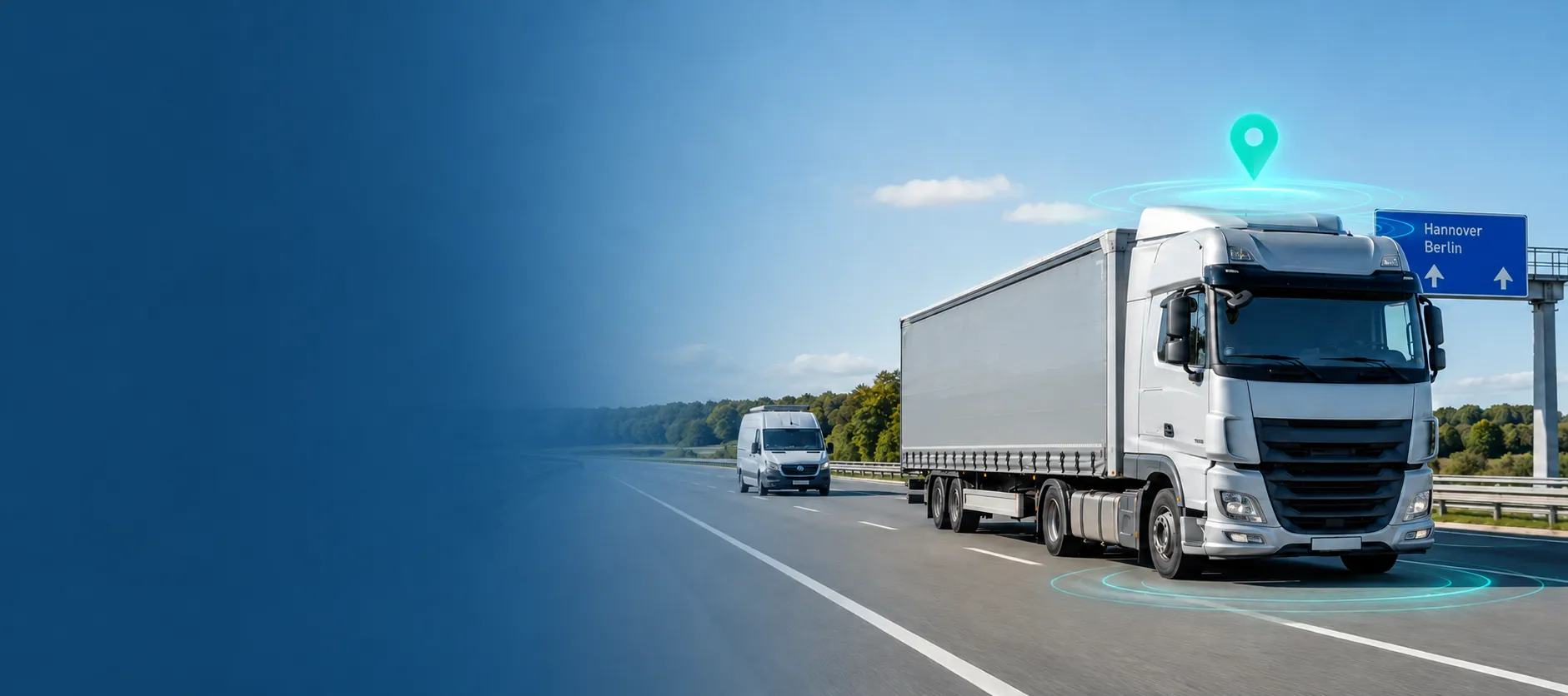 Mit intelligenter Fahrzeugortung die Flotte besser steuern.