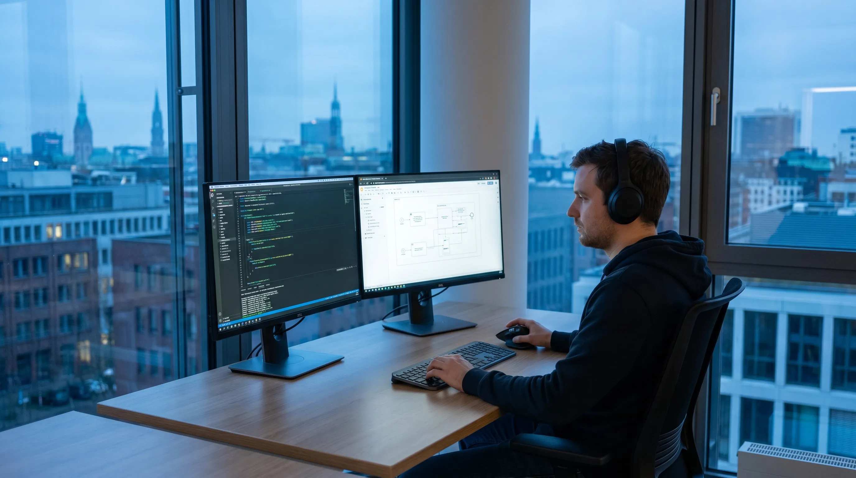 Crystal Daten-Übersicht: Tabelle angebundener Systeme mit Aufrufvolumen, Antwortzeiten und Webhook-Status, Detailpanel rechts