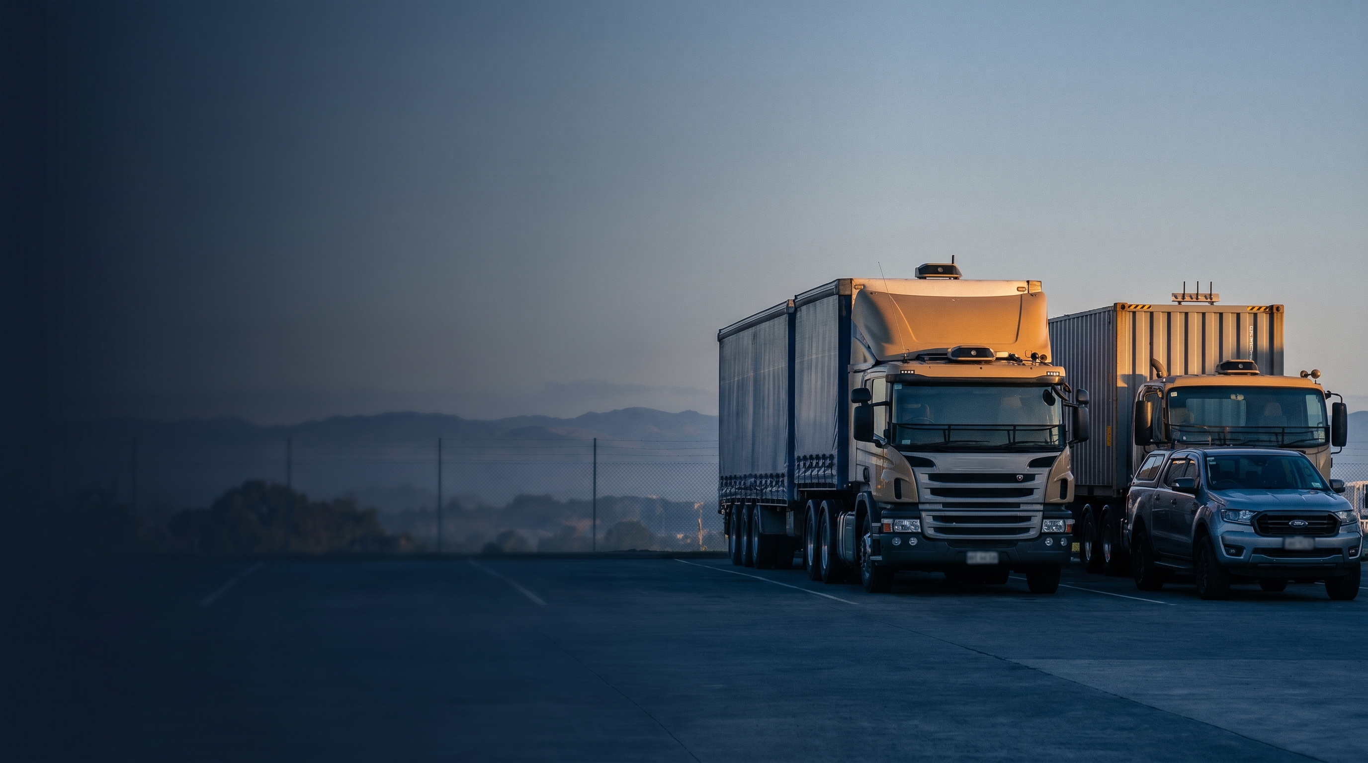 New Zealand fleet vehicles in operation with connected tracking technology supporting fleet visibility