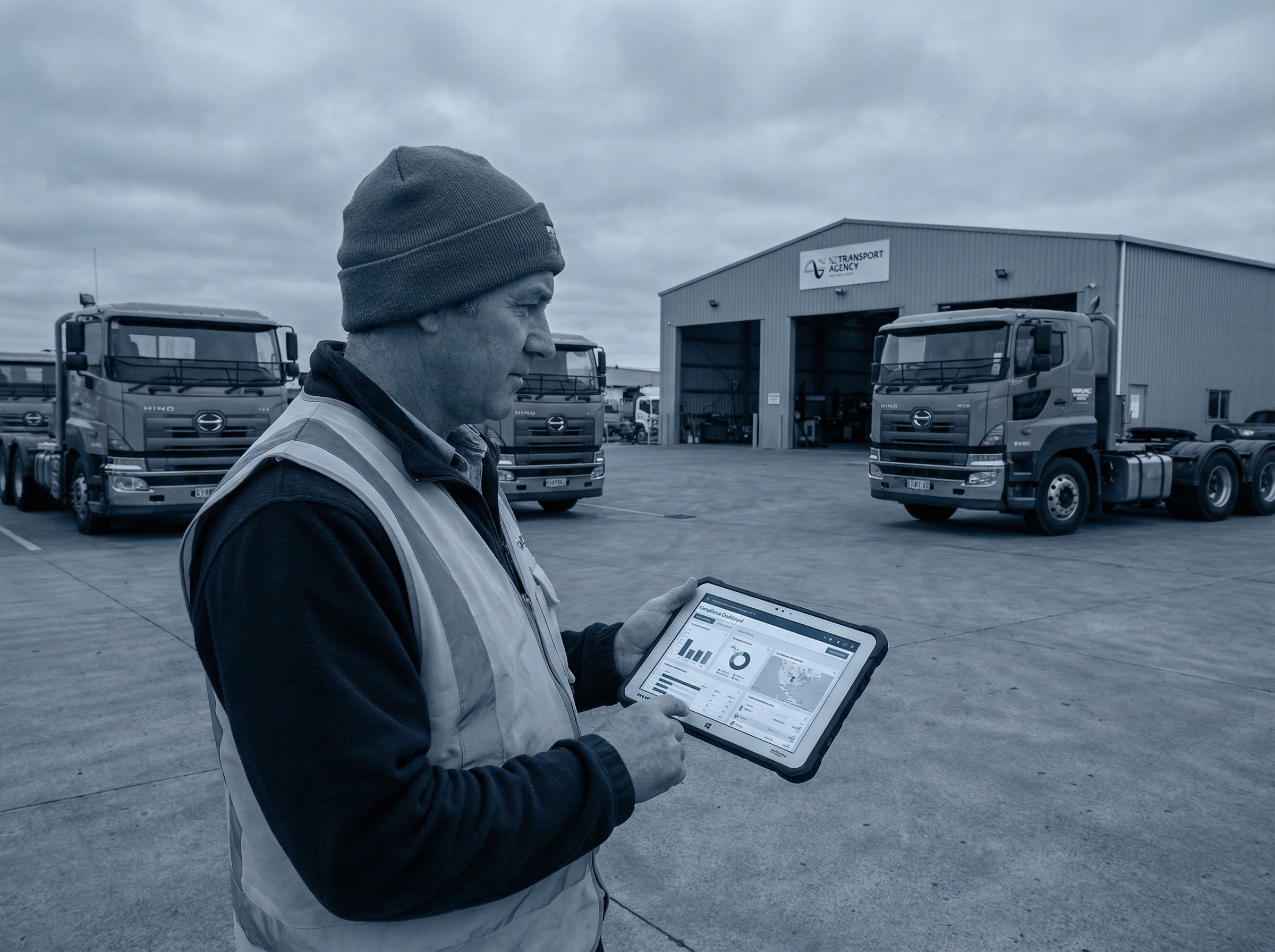 NZ fleet operator using Crystal in the yard to manage vehicles and compliance
