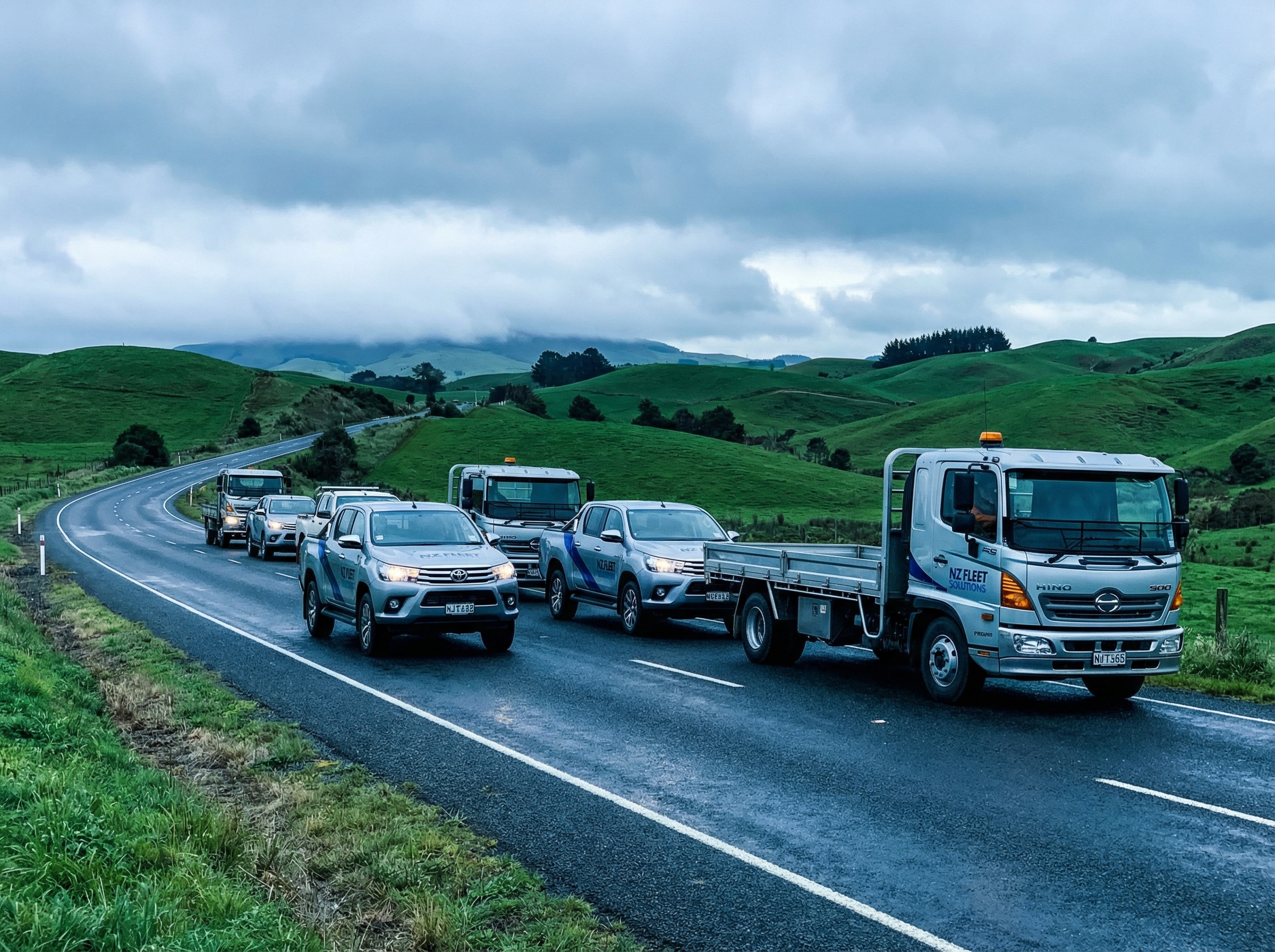 NZ fleet manager reviewing road user charges dashboard and automated RUC management reports